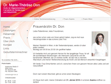 Tablet Screenshot of dr-don.at